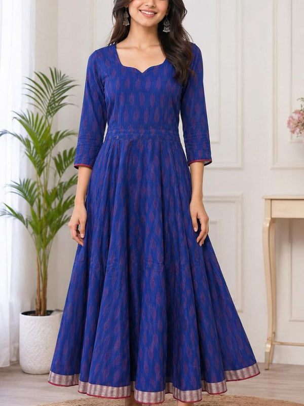 Electric blue Frock