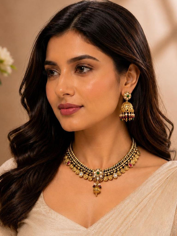 Antique Gold Choker