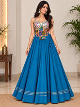 E- Blue Skirt