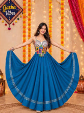 E- Blue Skirt