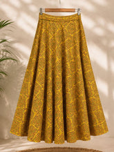 Yellow cotton skirt
